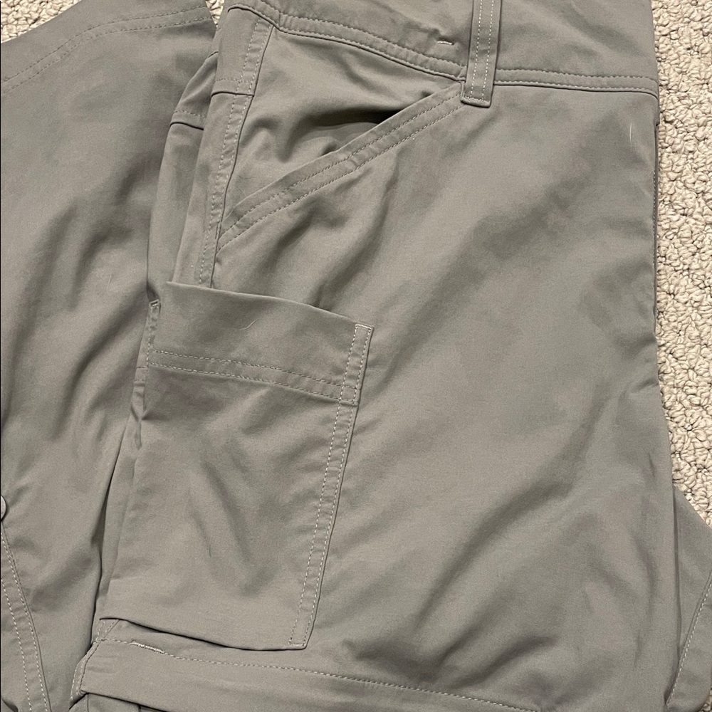 REI Kids Gray Cargo Pants - Picture 2 of 5